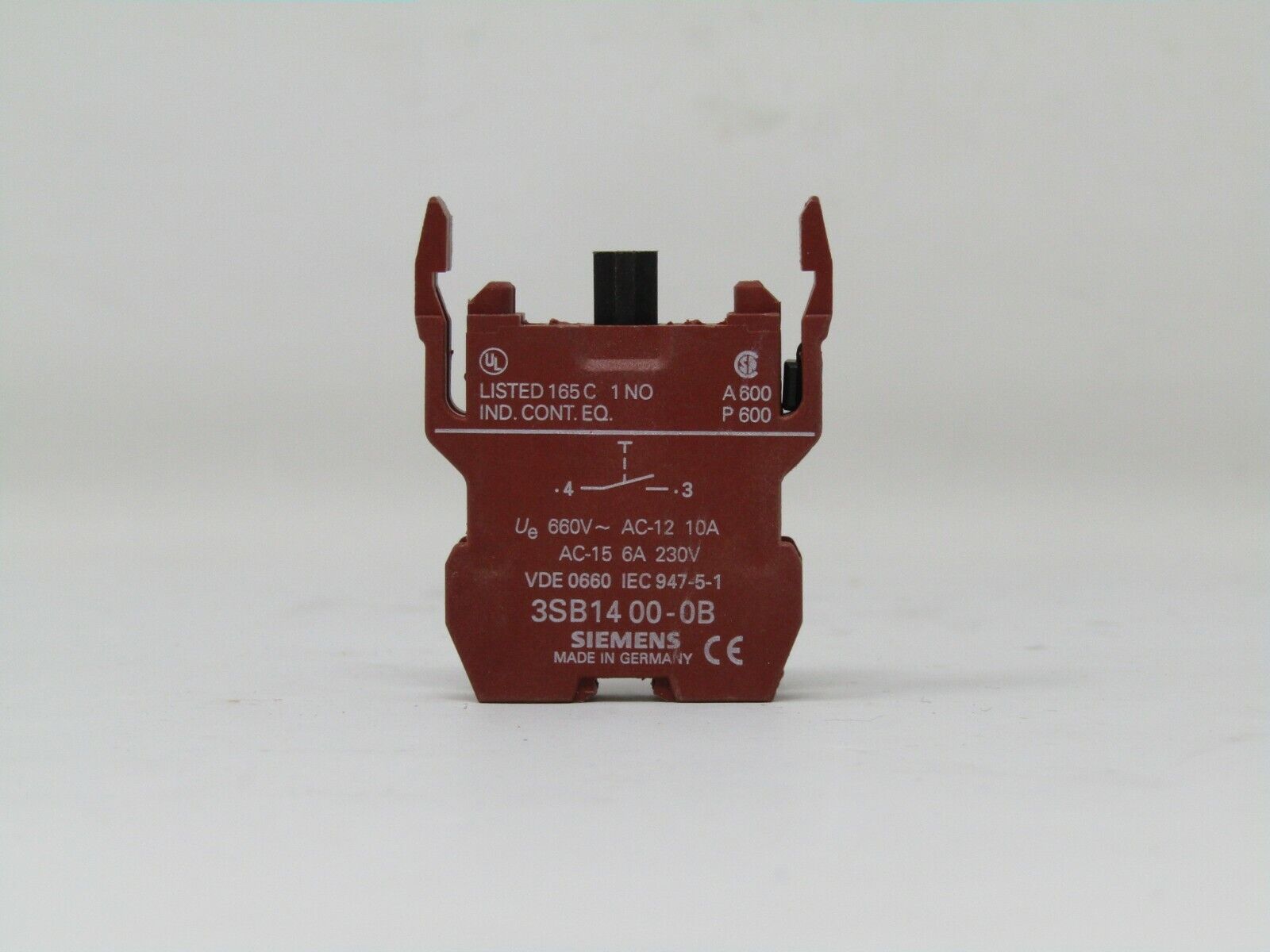 Siemens 35B1400-0B Contact Block NEW NO BOX FREE SHIPPING! 