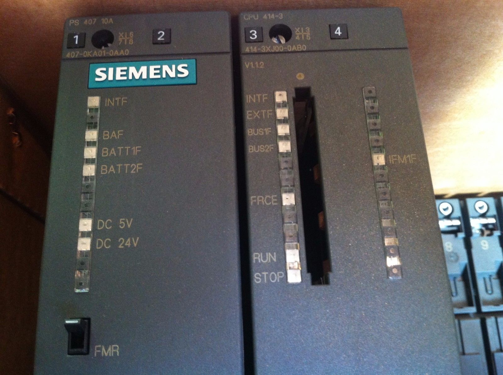 siemens simatic pc s7 as system (6ES7654-2BA020XX0) AS414-3-768AC1 (10A) UR1,1MB