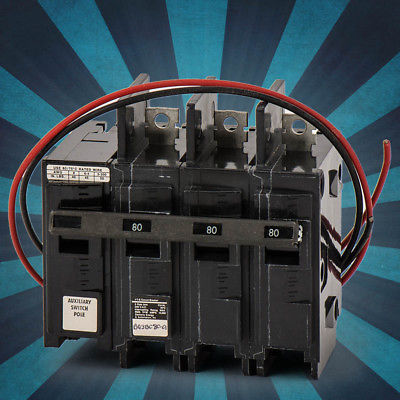 BQ3B080-01-Siemens Bolt-On Circuit Breaker 80AMP Bolt-On BQ