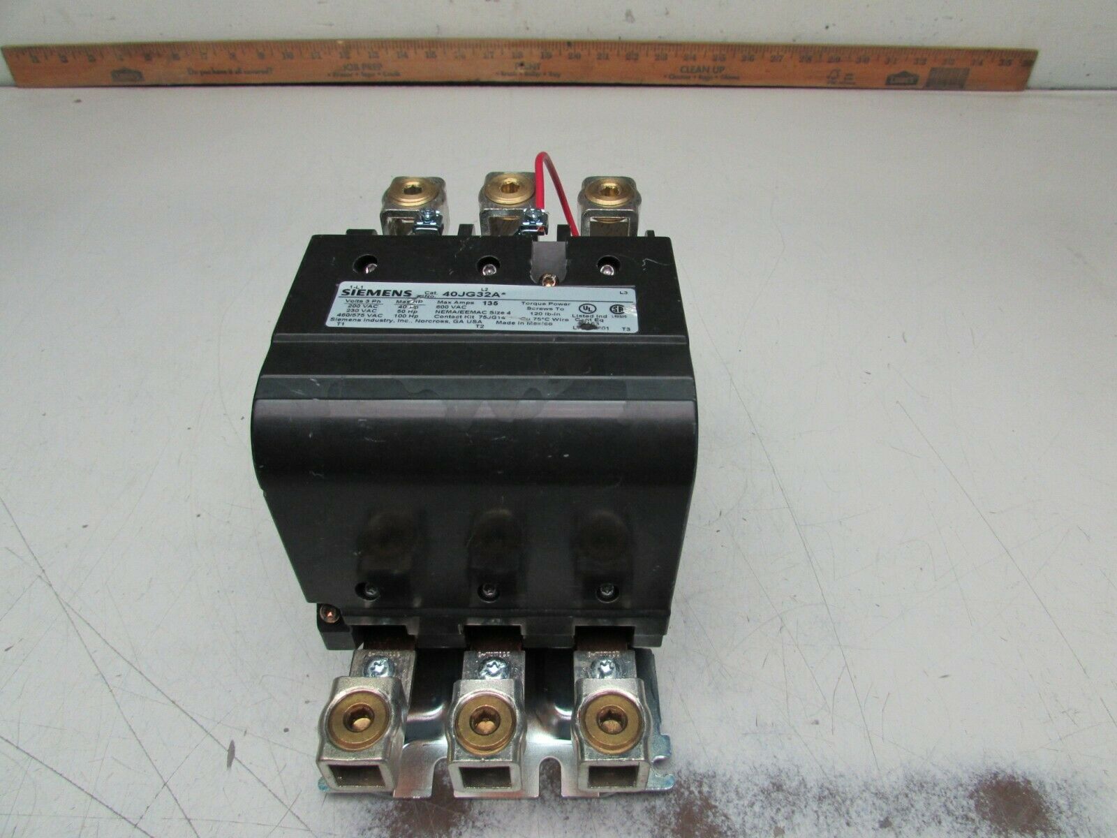 SIEMENS 40JG32A*  ,SIZE 4  CONTACTOR , 110/120V COIL ,N/NIB! MAKE OFFER