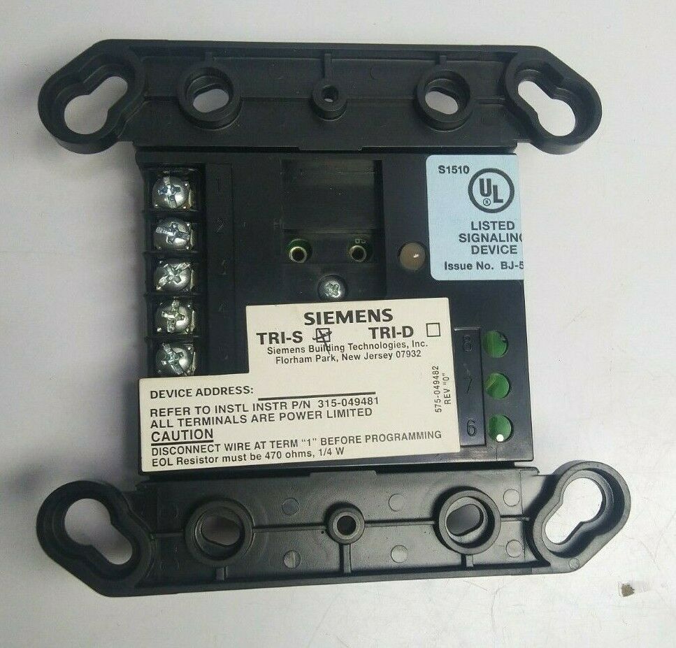Siemens TRI-S 315-049481 Addressable Interface Module E3208 7017