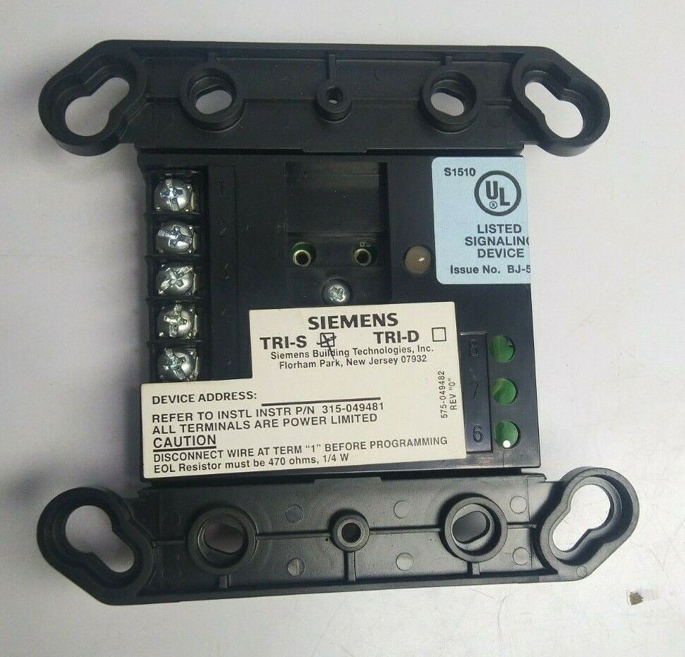 Siemens TRI-S 315-049481 Addressable Interface Module E3208 7017