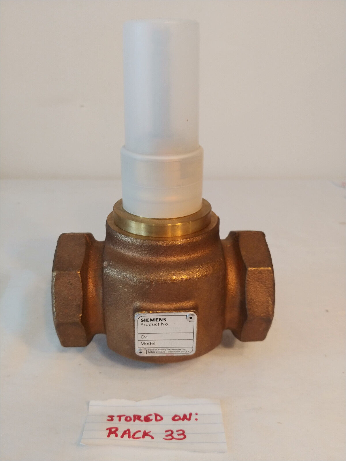 Siemens 599-03169 VALVE 2-WAY 1 1/2" Flowrite 599 Series 022015