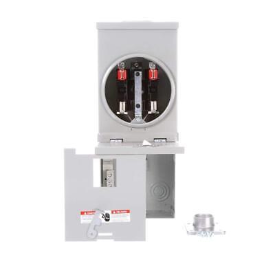 Siemens Meter Main 18" 100 Amps Ring Type 2-Space 2-Circuit Surface Mounted
