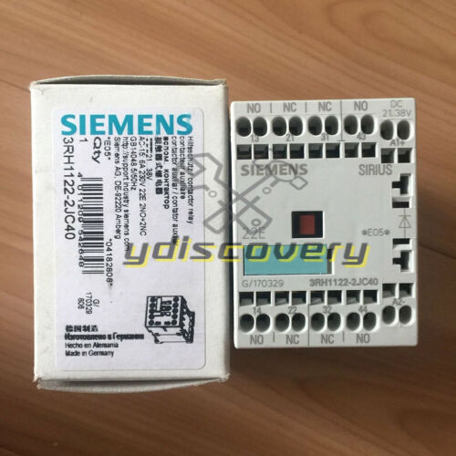 1PCS New In Box Siemens 3RH1122-2JC40 3RH1 122-2JC40