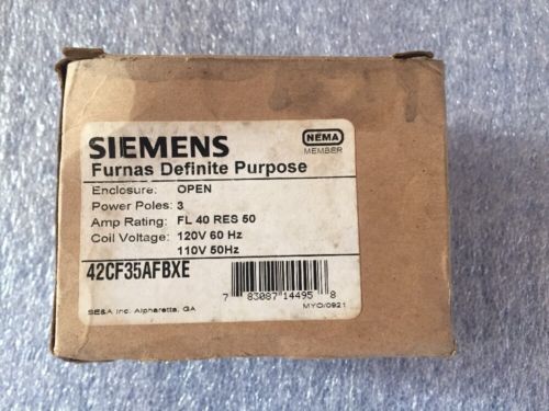 Siemens Definite Purpose 3-Pole Contactor 42CF35AFBXE 