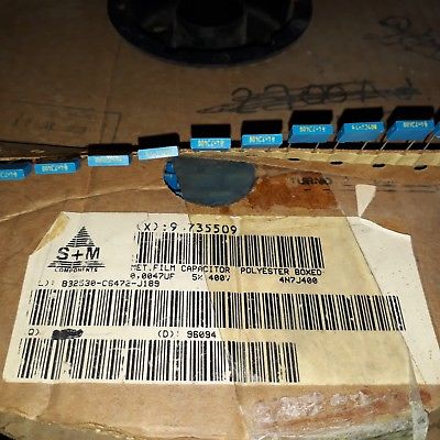 20x SIEMENS B32530-C6472-J189 4.7nF 400V HI-END STACKED FILM AUDIO CAPS!