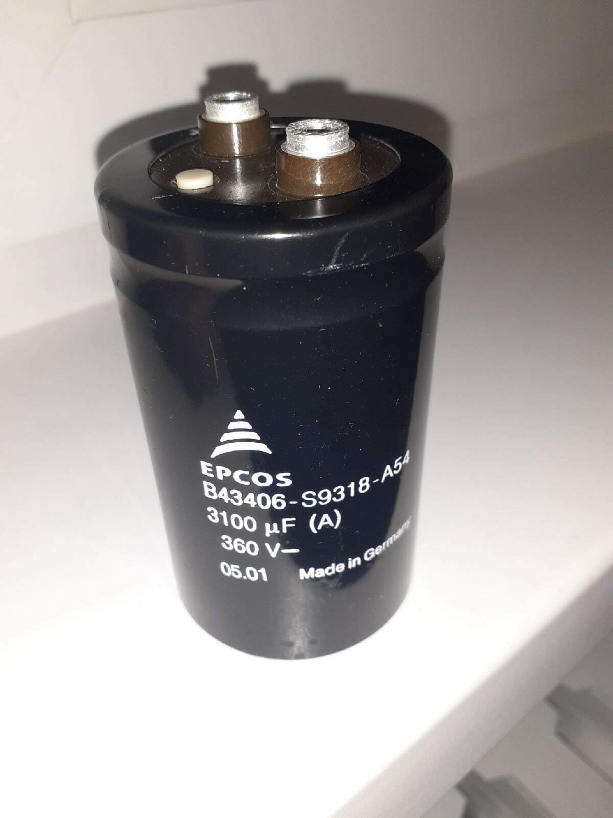 Siemens EPCOS capacitor 3100uf or 3100μf voltage 360V (type B43406-S3918-A54)