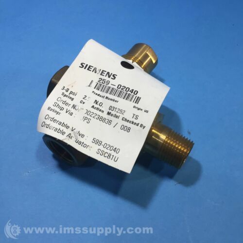 Siemens 259-02040 Valve Actuator Assembly 9302