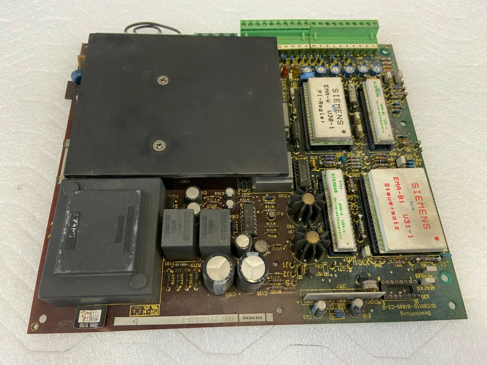 Siemens 6RA2.211-80D20-1 E89110-B1885-C3-G