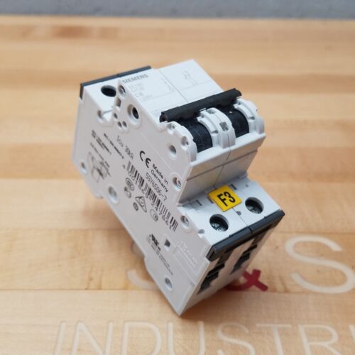 Siemens 5SY6506-7 Circuit Breaker, 2 Pole, 6 Amp, 230V - USED