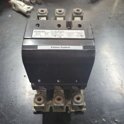 Siemens 40JG32A* Size 4 135A 600V Starter Contactor