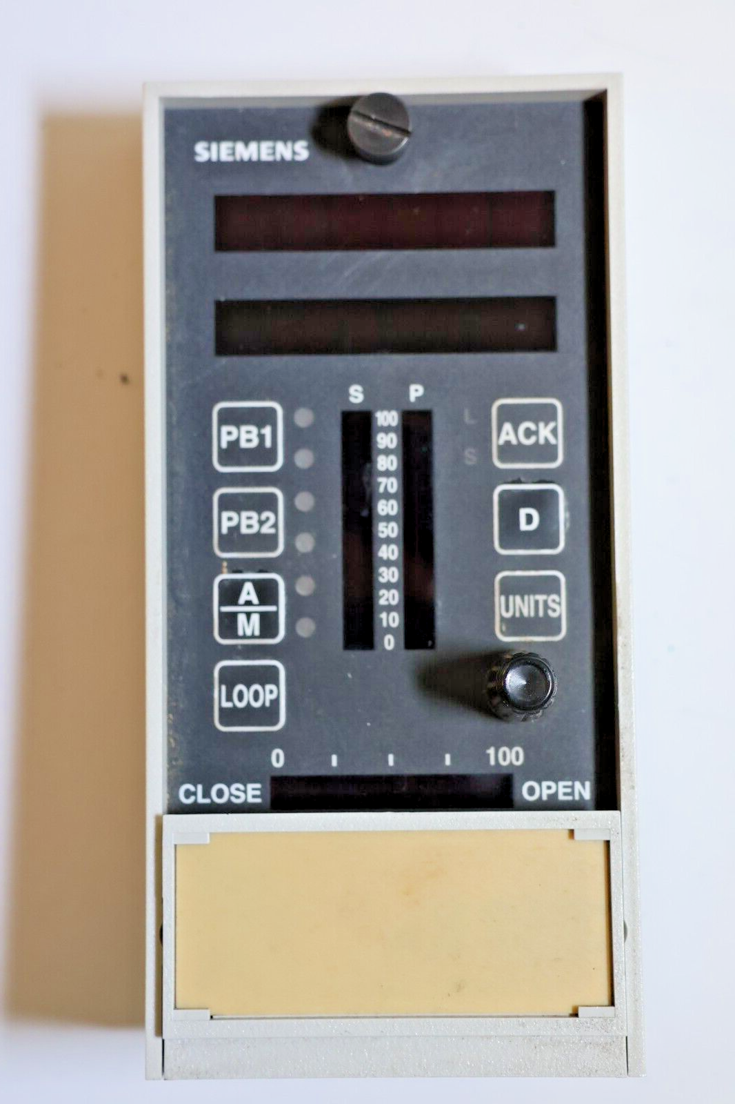 Siemens 16353-53 Controller display assembly