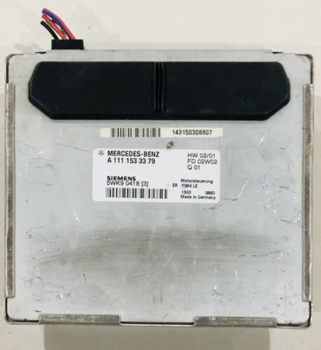 2002 MERCEDES-BENZ C230 ENGINE CONTROL MODULE ECM/ECU A1111533379