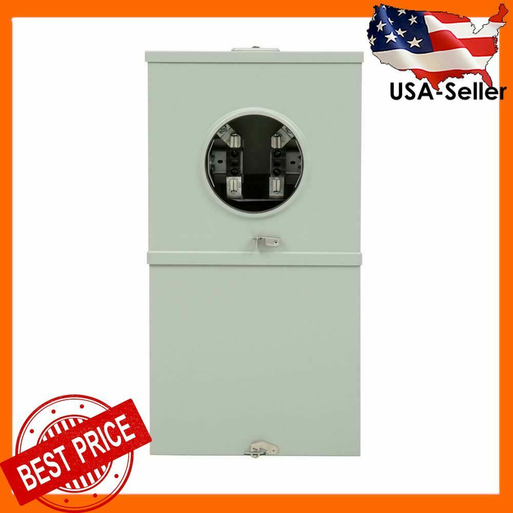 Outdoor Meter Combo Load Center Siemens 200-Amp 6-Space 6-Circuit Main Lug