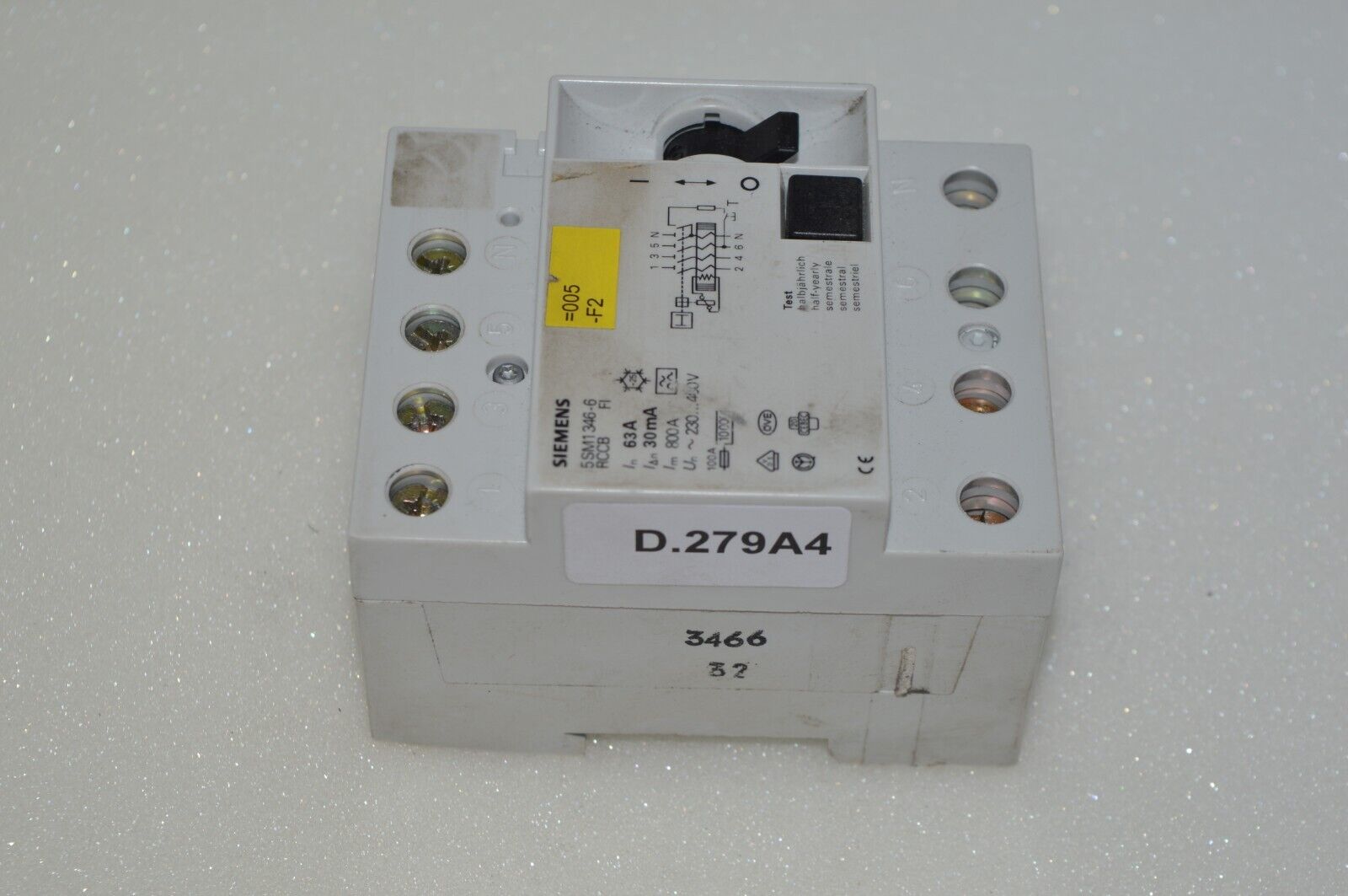 Siemens 5SM1346-6RCCB Schutzschalter 230-400V (D.279A4)