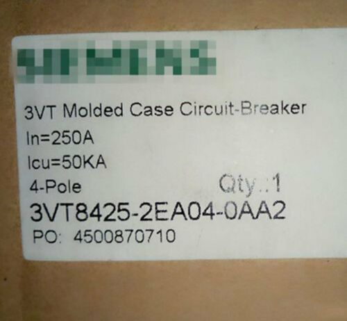 New In Box Siemens 3VT8425-2EA04-0AA2 3VT84252EA040AA2 1 year warranty