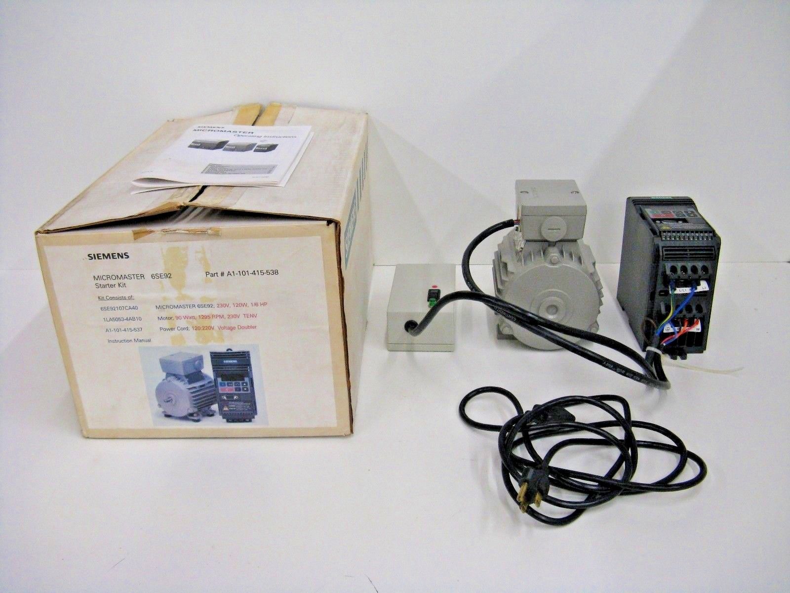 Siemens Micromaster Starter Kit Part # A1-101-415-538