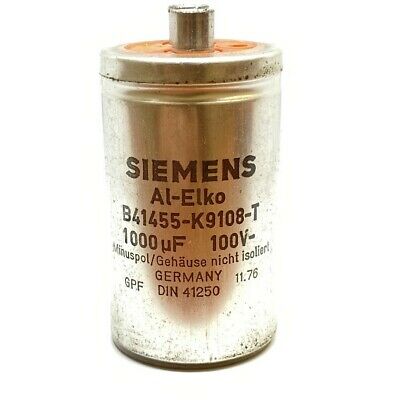 1000UF 100V AL ELKO CAPACITOR B41455-K9108-T SIEMENS