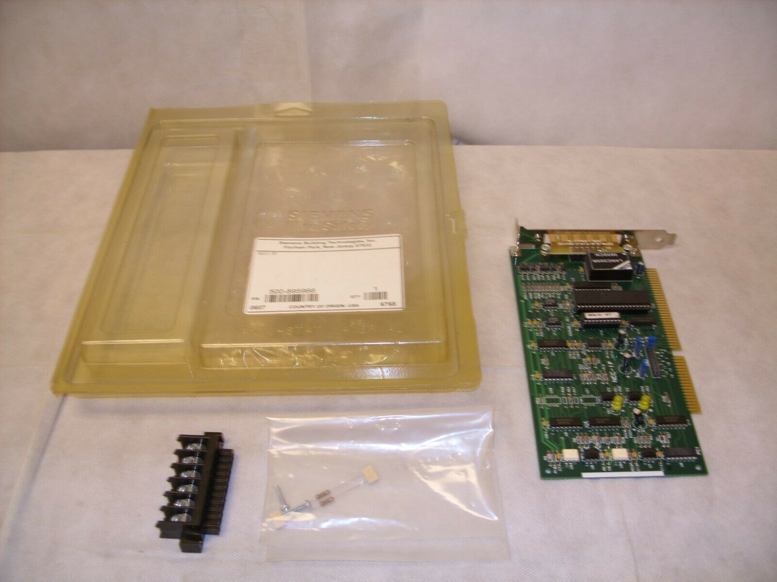 Siemens Cerberus Fire Alarm NCC-1F Xnet LifeLink Interface Card P/N 500-895966 