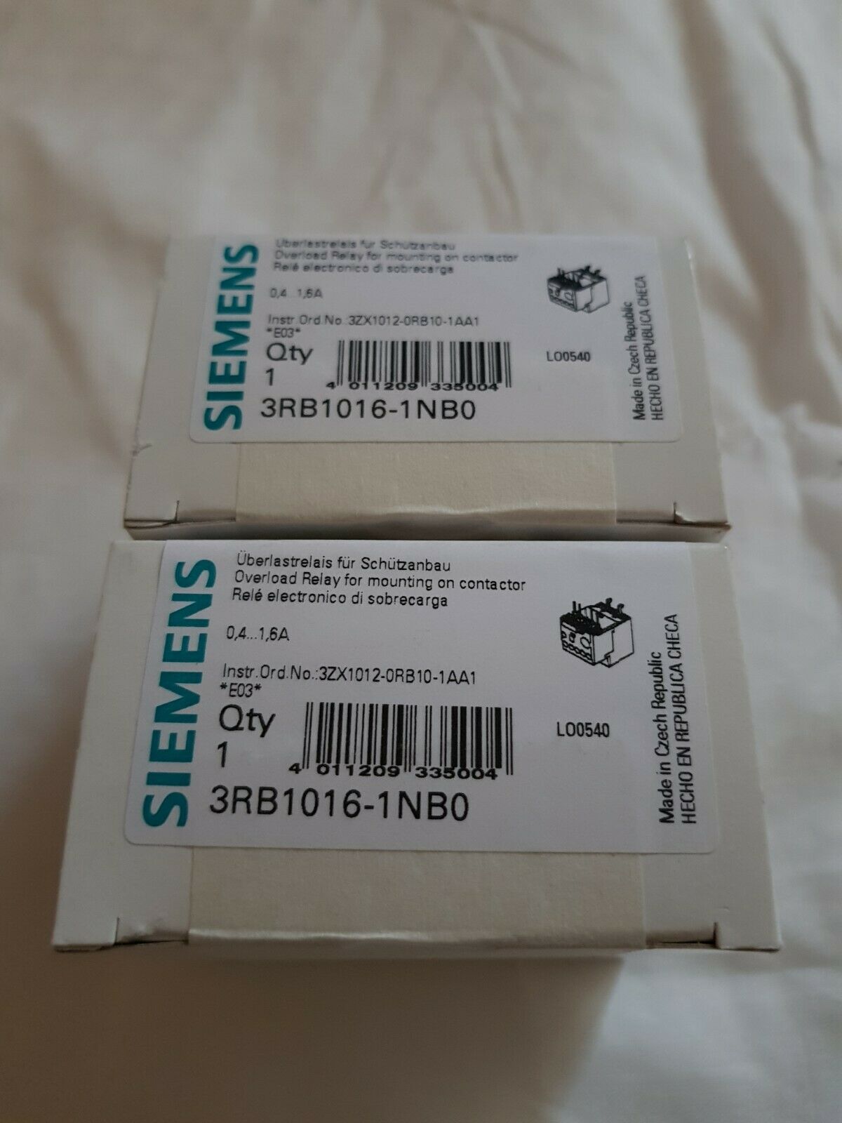 Siemens Überlastrelais 3RB1016-1NB0