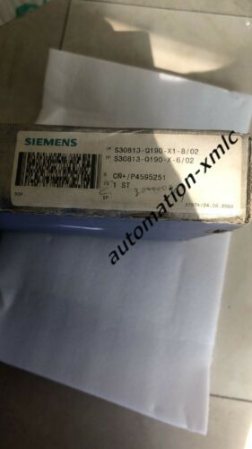 S30813-Q190-X1-8/02 S30813-Q190-X-6/02 siemens New In Box DHL or SF shipping*c