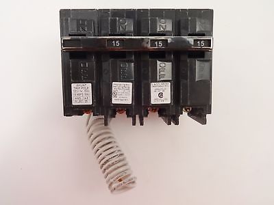 NIB Siemens B315H00S01 Circuit Breaker 15 AMP 3 Pole 240 VAC with Shunt Trip