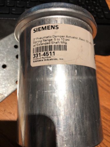 Siemens Actuator 331-4511 5-10 Psi
