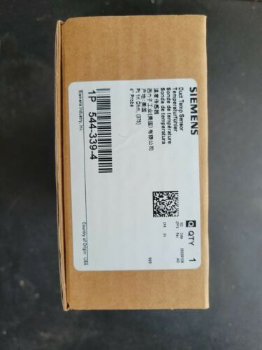 SIEMENS 544-339-4 NSMP duct temp sensor 1k ohm 375 4" inch probe