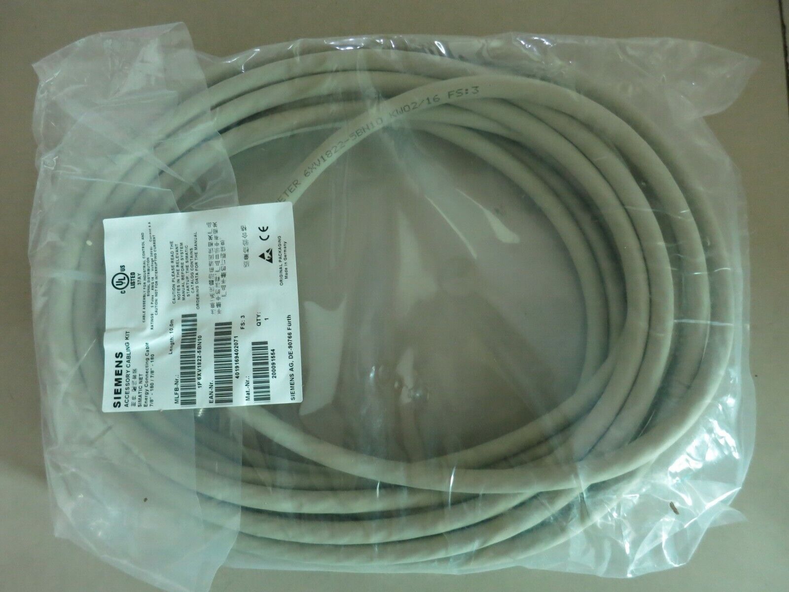 1pcs New SIEMENS 6XV1822-5BN10