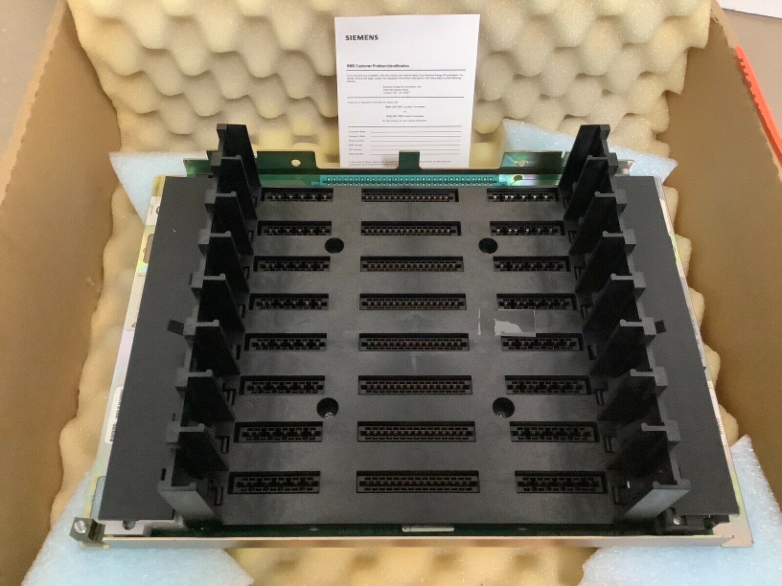 SIEMENS 500-5892 I/O BASE MODULE