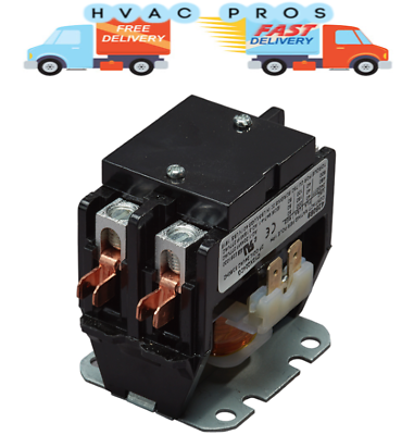  Double 2 Pole 40 Amp 240 volt Contactor Relay Siemens Furnas GE 61442 42CF15AG