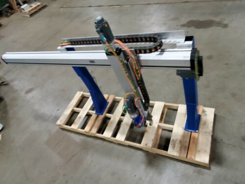 Rexroth 2-Axis   Robot Linear Actuator BKK-115-NN-1, 94&quot; Siemens picker