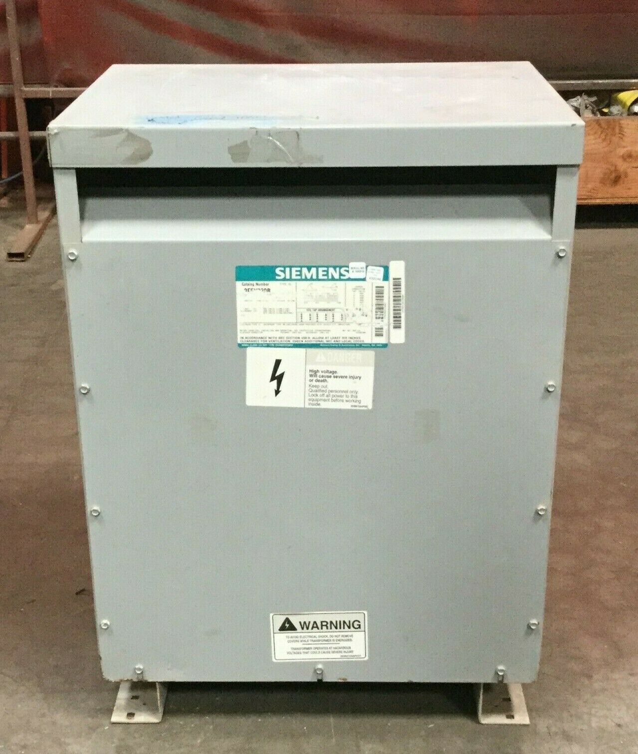 Siemens Transformer 355Y330B / Pri. 480V / Sec. 480/277V 
