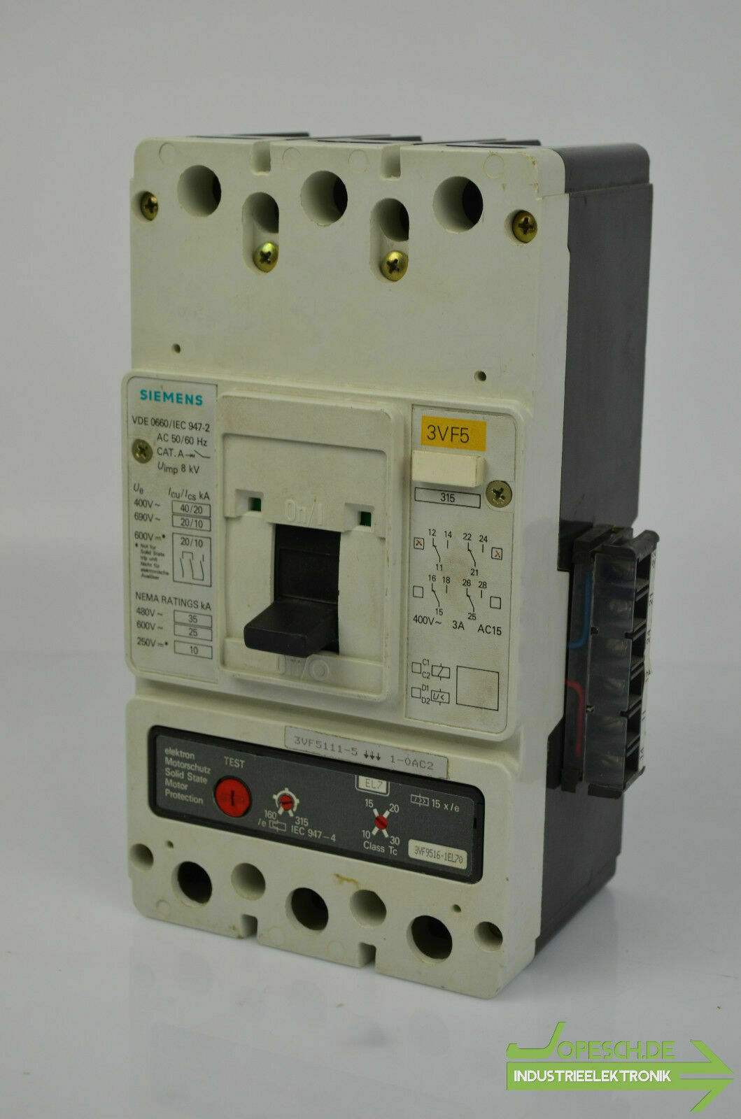Siemens elektr. Motorschutzschalter 3VF5111-5EL71-0AC2 ( 3VF5 111-5EL71-0AC2 )
