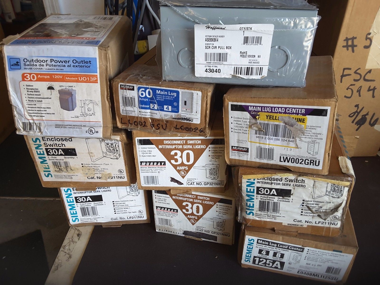 Hoffman A181610CHQRFG NEMA 4X Enclosure Fiberglass 18&quot;×16&quot;×10&quot; NEW OLD STOCK $99