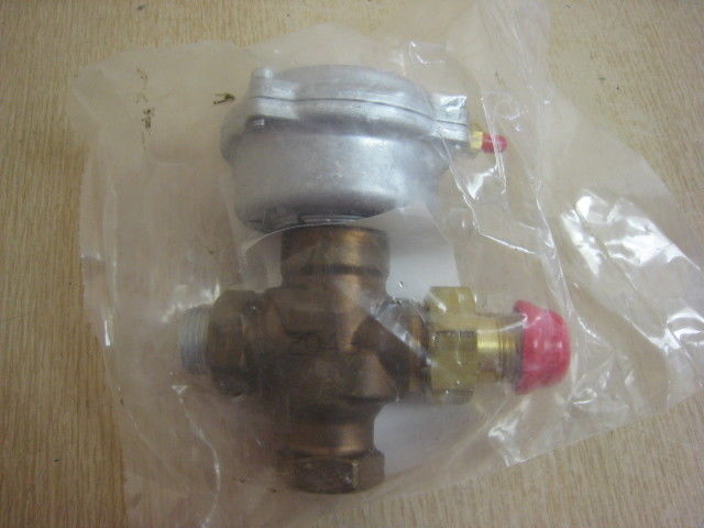 SIEMENS POWERMITE BRASS ACTUATOR VALVE ASSEMBLY 257-02043 / 010011 / 599-01088