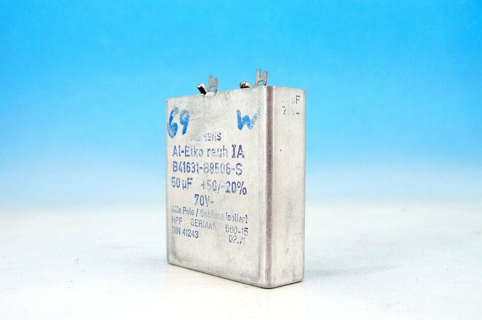 SIEMENS 50uF 70V High-End Audio Electrolytic Capacitor B41631-B8506-S Al-Elko