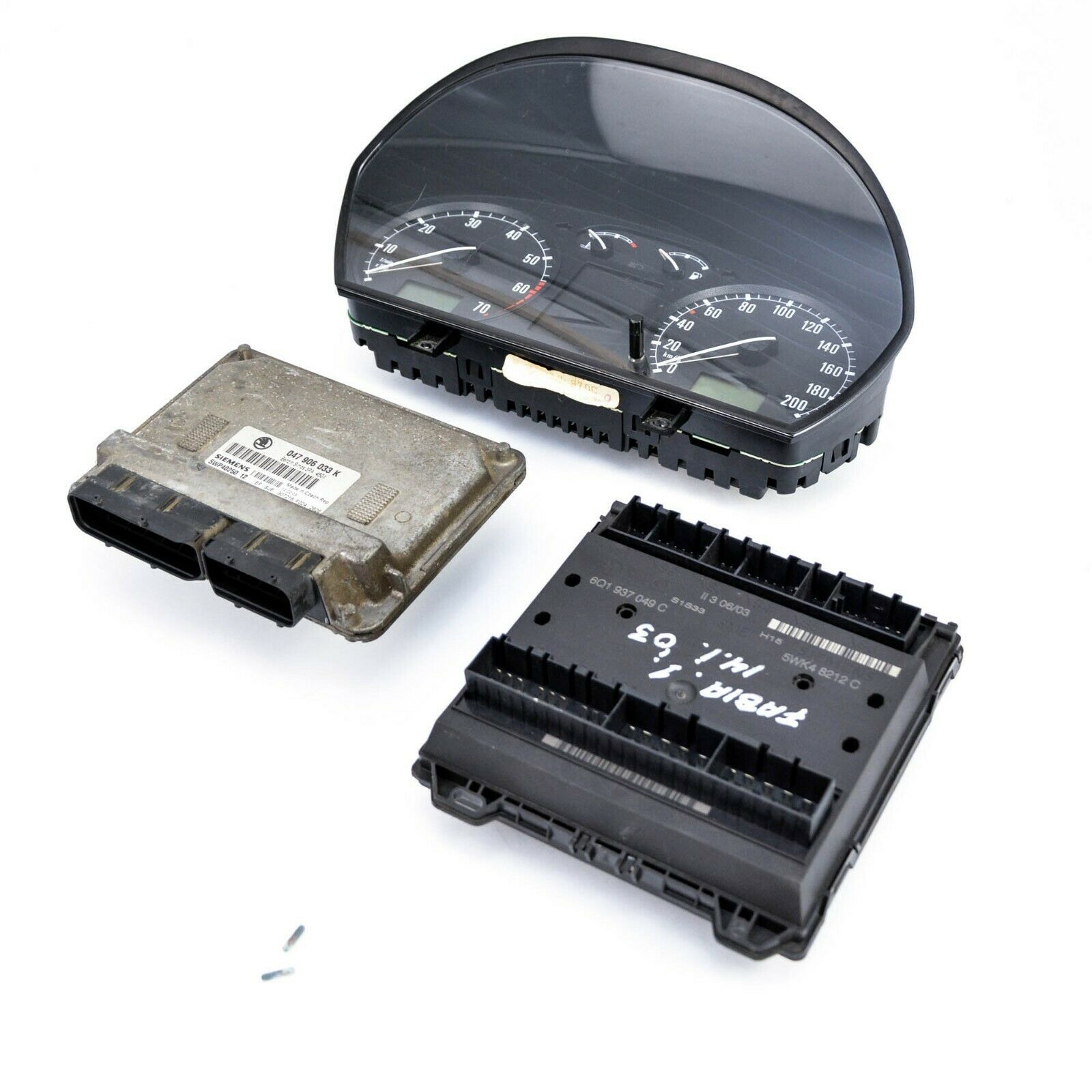 ECU Engine Control Unit Starter Kit Set Skoda FABIA 1 1999-2008 OEM 047906033K