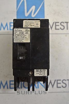 Siemens ITE BQCH2B090  BQCH 2 pole 90 amp 277/480v Circuit Breaker  Flaw*