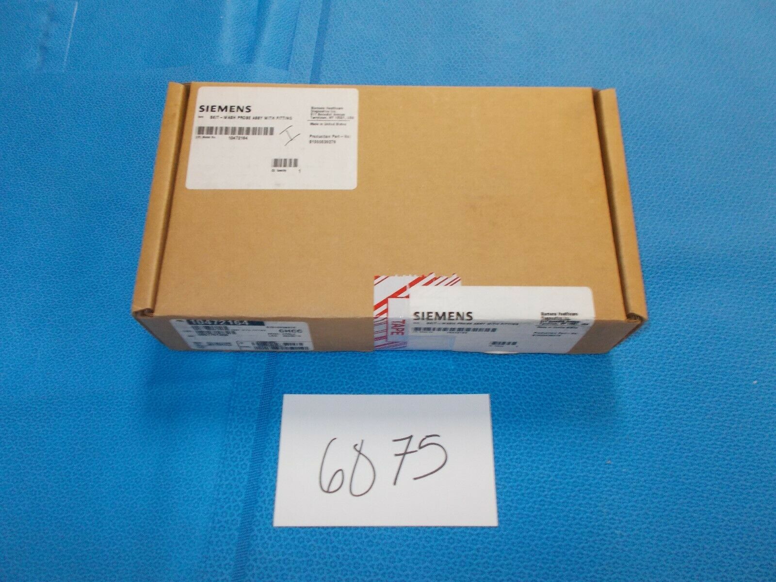 NEW Siemens SKIT Wash Probe Assembly w/ Fitting Model: 10472164 # S1000039276