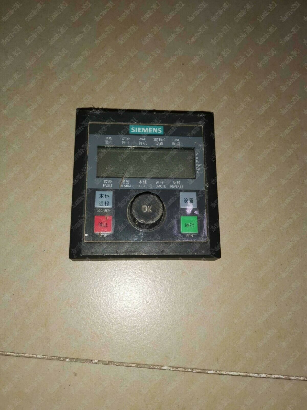 1PC used Siemens inverter V10 panel A5E02034123