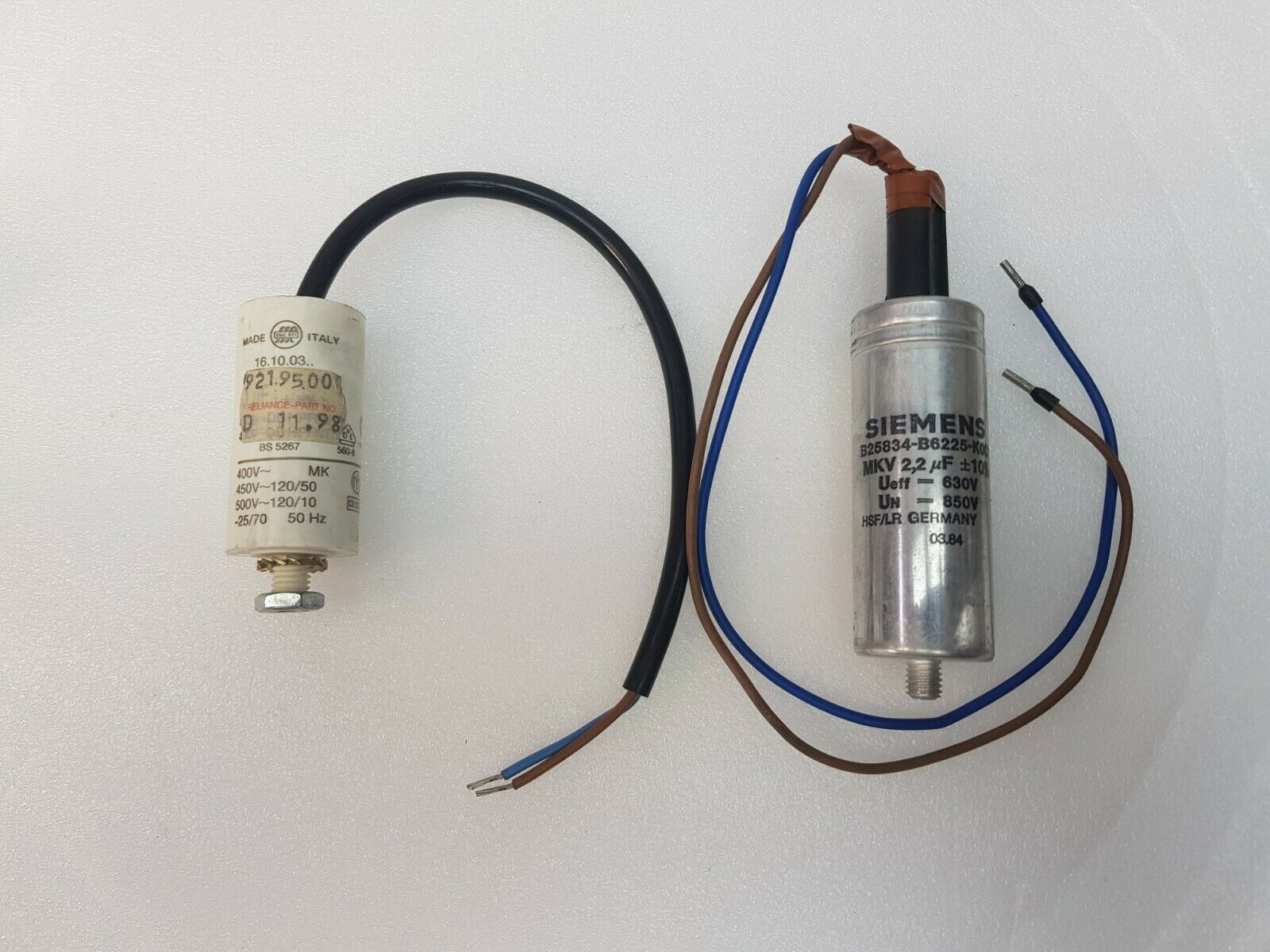SIEMENS B25834-B6225-K001, DUCATI 3 UF BS 5267 CAPACITOR