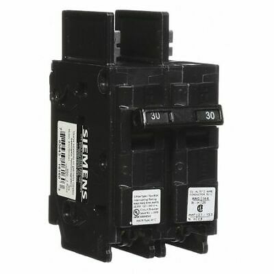 SIEMENS BQ2B030H Miniature Circuit Breaker, 30 A, 120/240V AC, 2 Pole, Bolt On