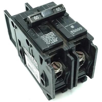 Siemens BQ2B065L 2 Pole Circuit Breaker 65A 120/240VAC 60HZ