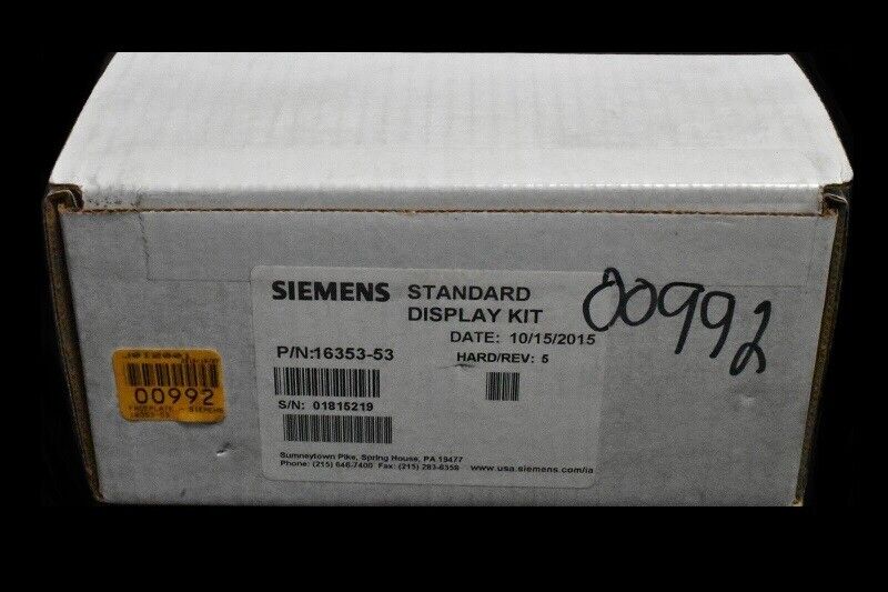 Siemens 16353-53 Standard Display Kit Rev 5 New