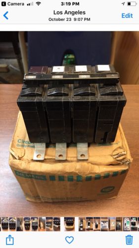 Siemens B3100HH00S01 Circuit Breaker 100A 3P 240V 65K HBL 120V Shunt