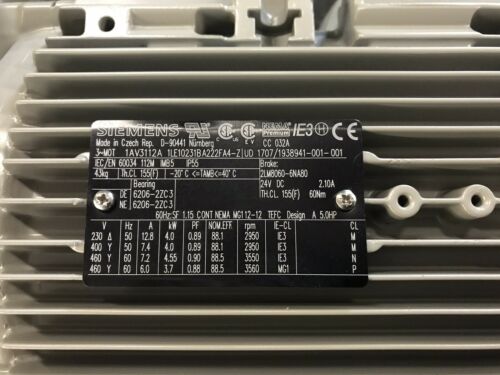 SIEMENS 1AV3112A 1LE10231BA222FA4-z