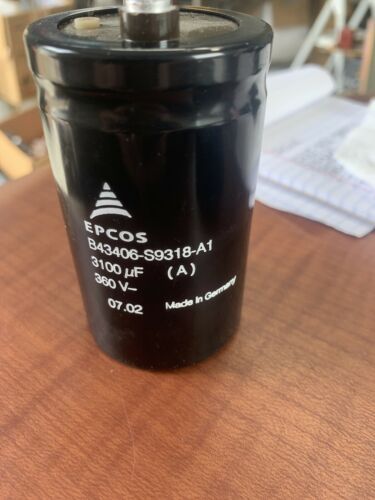 1pc NOS SIEMENS 3100uF 360V B43406-S9318-A2 HI END CAPACITOR