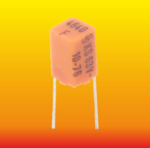 4640 pF 63 V 1 % LOT OF 10 SIEMENS STYRO. POLYSTY. CAPACITORS B31531-B5462-F400